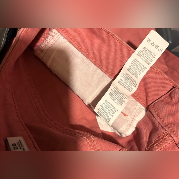 JUSTFAB Skinny Leg Jeans Rose/Coral Size 28 New - Picture 9 of 9